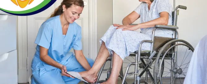 Private sitter taking care of elderly woman | Abbey Services