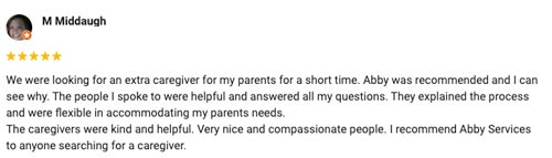 5 star In-Home Care Review Fort Myers