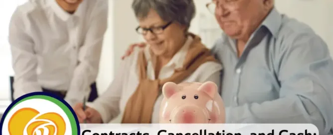 Seniors filling contract for in-home care