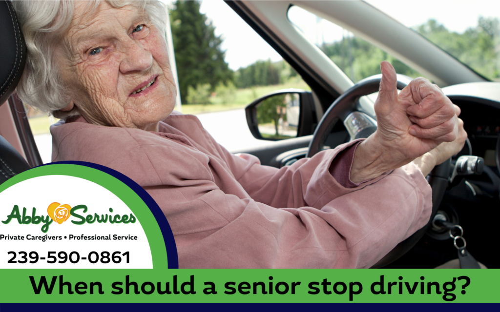 dangerous senior drivers When should a senior driver stop driving?